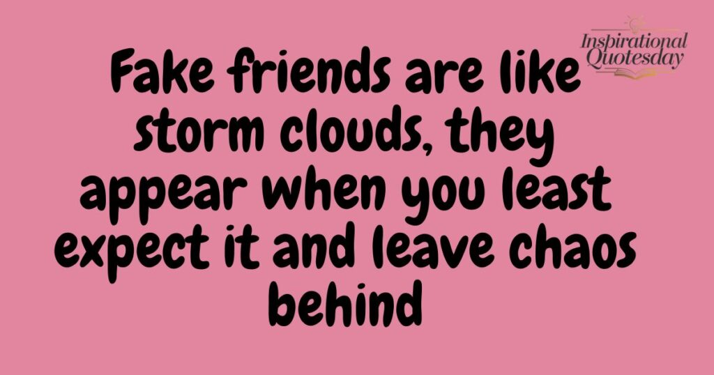 Attitude Quotes on Fake Friends
