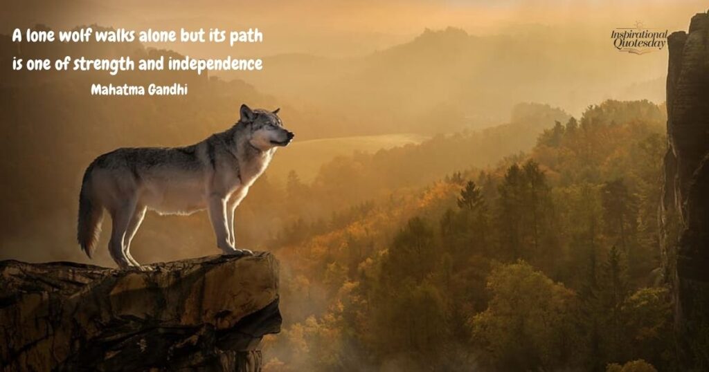 Epic Lone Wolf Quotes
