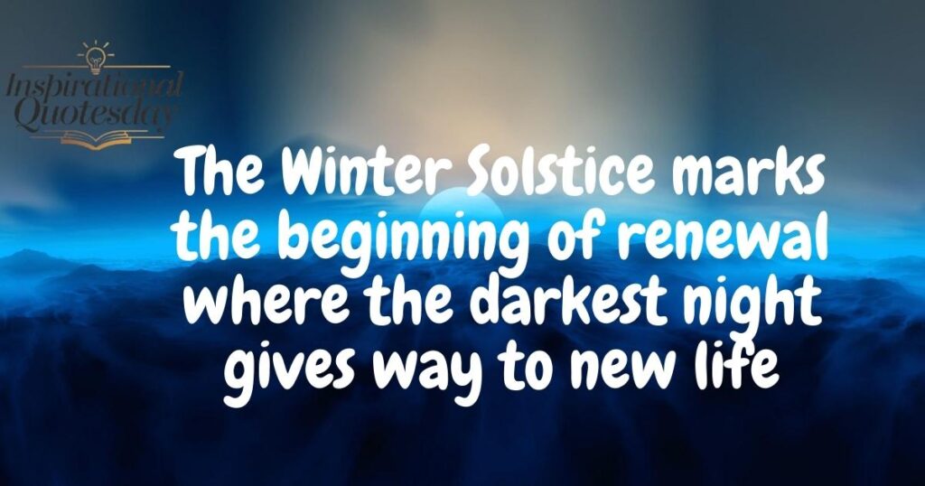 Rebirth and Renewal The Solstice's Spiritual Lessons