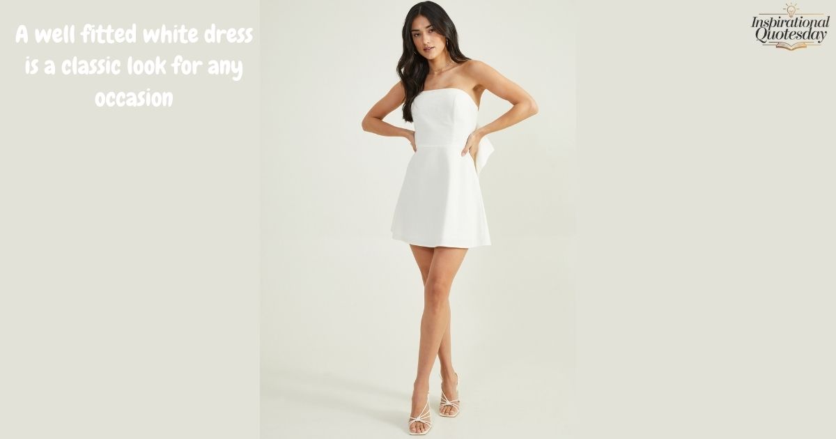 white dress quotes